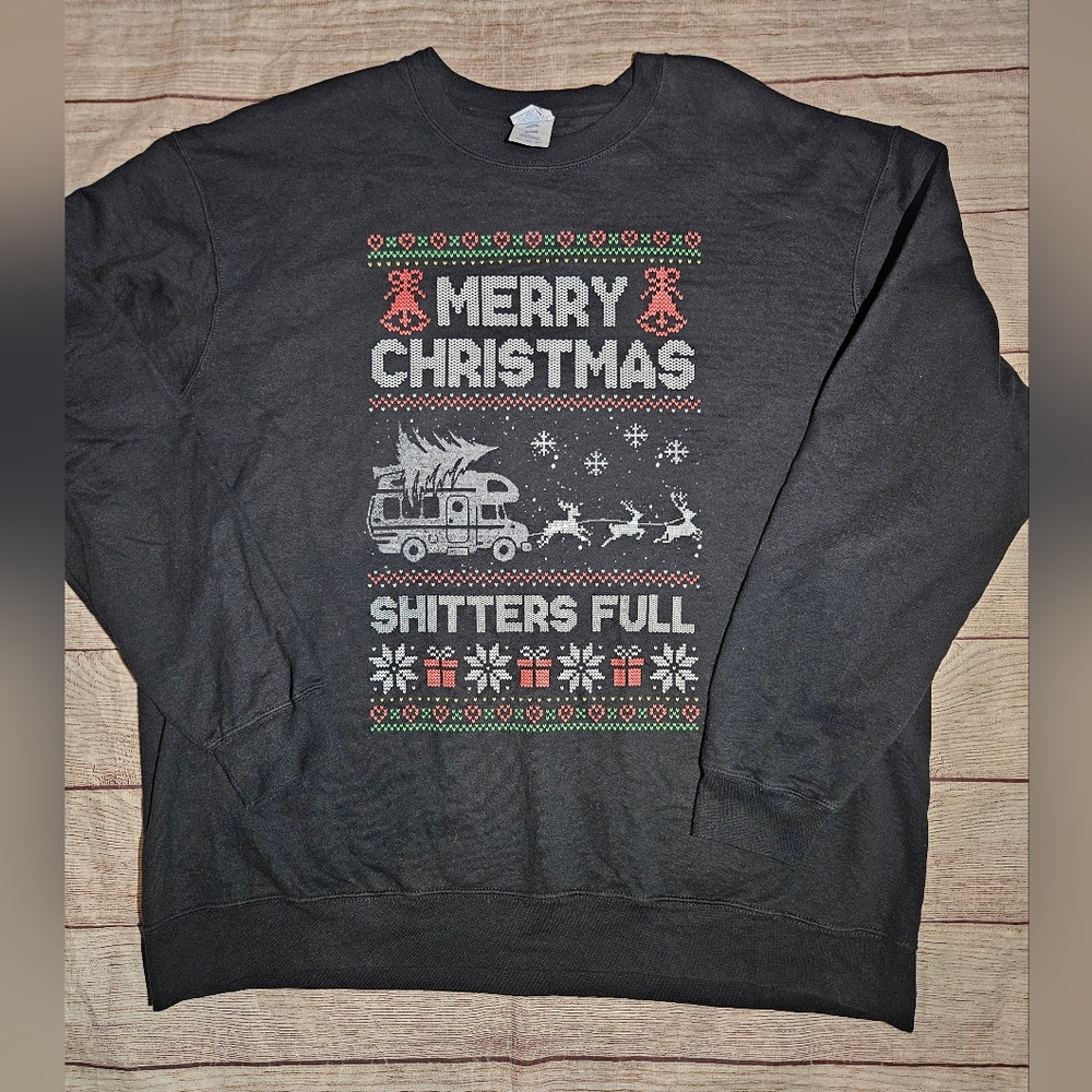 National Lampoon's Merry Christmas Shitters full crewneck sweatshirt
